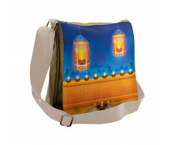 Diwali Night Candles Messenger Bag