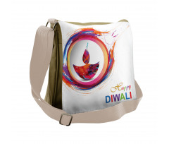 Diwali Candle Messenger Bag