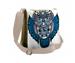 Owl Bird Animal Tattoo Messenger Bag