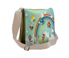 Rainbow Sunny Sky Baby Messenger Bag