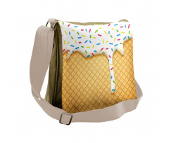 Melting Ice Cream Cones Messenger Bag