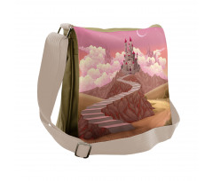 Hill Sunset Castle Messenger Bag