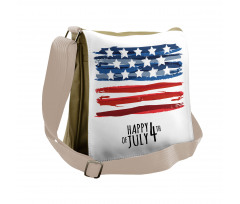 US Flag Messenger Bag