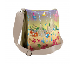 Kids Cartoon Funny Messenger Bag