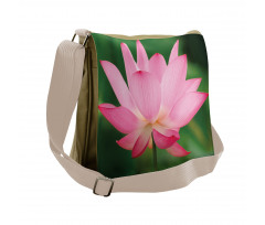 Lotus Lily Blossom Messenger Bag