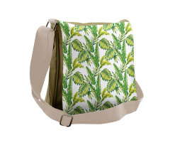 Bamboo Palms Foliage Messenger Bag