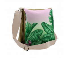 Exotic Orchid Blooms Messenger Bag