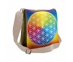 Peace Flower Child Youth Messenger Bag