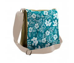 Floral Romantic Beams Messenger Bag