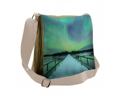 Bridge Snowy Arctic Messenger Bag