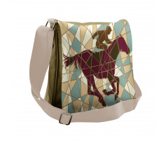 Stable Jockey Silhouette Messenger Bag