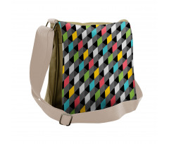 Abstract Art Style Messenger Bag