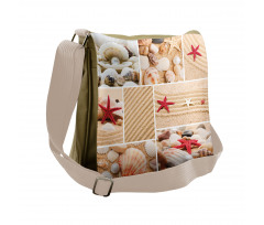 Seashells Starfishes Messenger Bag