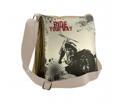 Adventure with Motorcycle Messenger Bag