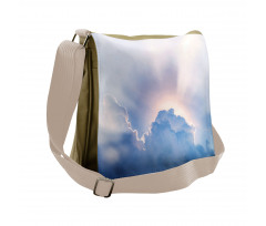 Sunbeam and Fluffy Clouds Messenger Bag