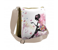 Fantasy Garden Messenger Bag