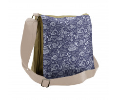 Shells and Plants Messenger Bag