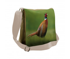 Pheasant Long Tail Meadow Messenger Bag