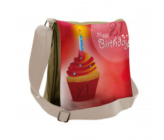Abstract Birthday Messenger Bag