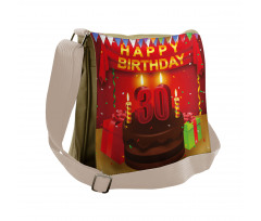 Cake and Presents Messenger Bag