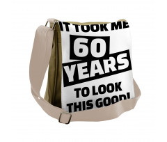 Slogan Party Words Messenger Bag