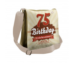 Birthday Age Number Messenger Bag