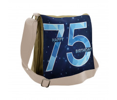 Birthday Theme Stars Messenger Bag
