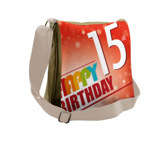 15th Birthday Concept Messenger Bag