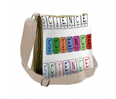 Science Letters Messenger Bag