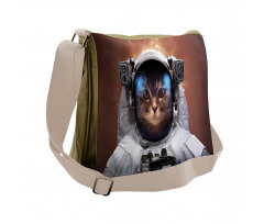 Kitten in Milkyway Messenger Bag