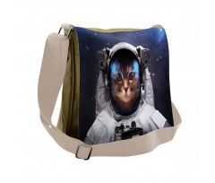 Kitty Suit in Cosmos Messenger Bag