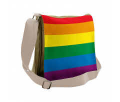 Gay Parade Flag Freedom Messenger Bag