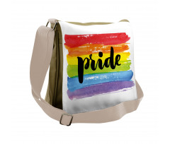 Watercolor Artwork LGBT Messenger Bag