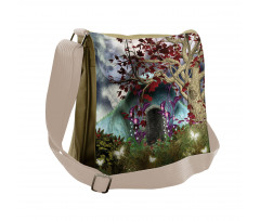 Mystical Tree Messenger Bag