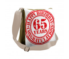 65 Years Messenger Bag