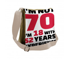 52 Years Experience Messenger Bag