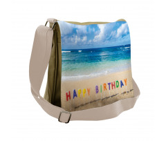 Happy Birthday Sign Messenger Bag