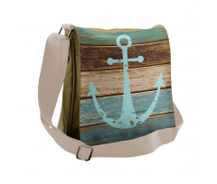 Nautical Rustic Messenger Bag