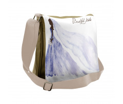 Abstract Wedding Messenger Bag