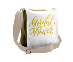 Bride Party Lettering Messenger Bag