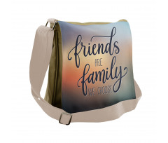 Friends are Family BFF Messenger Bag