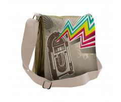 Radio Party with Zig Zag Messenger Bag