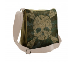 Rusty Aged Camo Design Messenger Bag