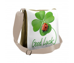 Clover Ladybug Messenger Bag