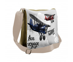 Retro Bon Voyage Messenger Bag