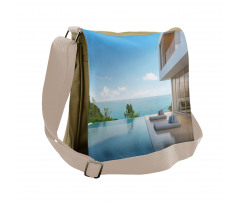 Minimalist Beach House Messenger Bag