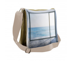 Ocean Scenery Apartment Messenger Bag