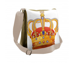 Majestic Royal Sign Crown Messenger Bag