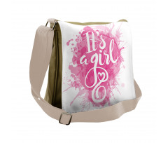 It's a Girl Baby Messenger Bag