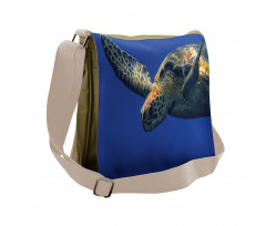 Sea Animal Swimming Messenger Bag